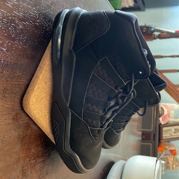 Jordans. Like new/mint condition. Black suede. - Picture 3 of 8